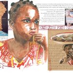 sabine-hautefeuille-illustrations-carnets-de-voyage-togo-bénin-afrique-vaudou-enfant-des -rues