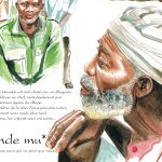 sabine-hautefeuille-illustrations-carnets-de-voyage-togo-bénin-afrique-vaudou-chef-village